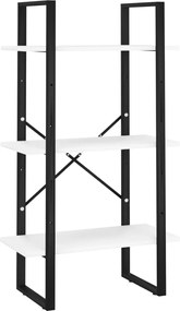 vidaXL Raft de depozitare, alb, 60x30x105 cm, PAL