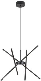 Lustra LED suspendata stil minimalist Henli2 negru