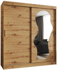 Dulap de haine 180 cm Ulta (Stejar artisan). 1126324