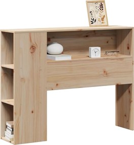 vidaXL Tăblie de pat cu depozitare, 75 cm, lemn masiv de pin