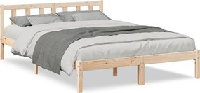 vidaXL Cadru pat foarte lung fără saltea, 160x220 cm, lemn masiv pin