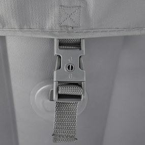 Cada cu hidromasaj gonflabil, gri/alb, 4-6 pers., 1000 l, KAMINO NEW TYP 2