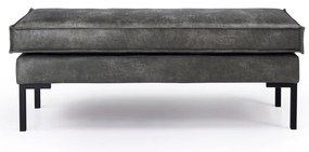 Taburet gri din imitație de piele Rate - Scandic