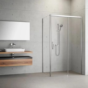 Cabina de dus patrata cu usa glisanta Radaway Idea KDJ 100x100 cm crom-transparent dreapta