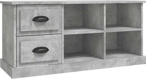 vidaXL Comodă TV, gri beton, 102x35,5x47,5 cm, lemn prelucrat