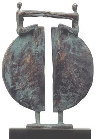 Statueta bronz "Oamenii sunt totul" XL