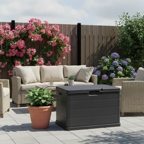 Cutie de depozitare BETA, 170L, 78x55x52cm, antracit I.P.A.E-Progarden