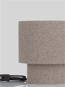 Veioza, Lampa de masa cu abajur maro deschis SYRIN