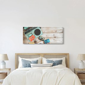 Tablou - Radio retro (120x50 cm)