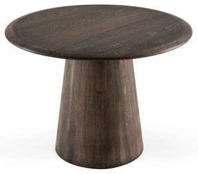 Măsuță auxiliară rotundă din lemn de stejar ø 55 cm Mushroom – Gazzda