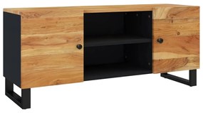 Comoda TV, 105x33x46 cm, lemn masiv de acacia 1, lemn masiv de acacia
