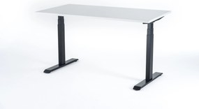 Viva Smart 2.0, Birou reglabil electric cu două motoare electrice - Standard - 1800x800x25 - Alb - Negru