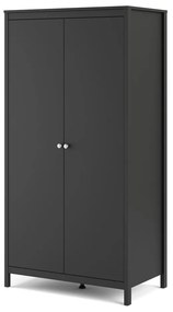 Șifonier negru 102x199 cm Madrid – Tvilum