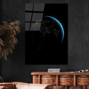 Tablou din sticlă 70x100 cm Earth – Wallity