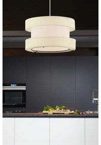 Lustră pe cablu HALO 1xE27/60W/230V, crem