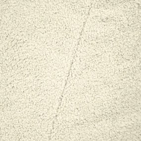 Fotoliu bean bag crem cu tapițerie din țesătură bouclé Lounge 100 – SLOWDOWN