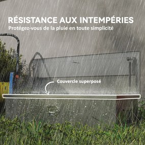 HOMCOM Cufăr pentru unelte pentru remorcă cutie de depozitare din aluminiu mânere late și antiderapante 99 x 33 x 25,5 cm argintiu | Aosom Romania