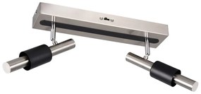 Spot negru-argintiu LED 20,5x42 cm Ikaris – Trio Select