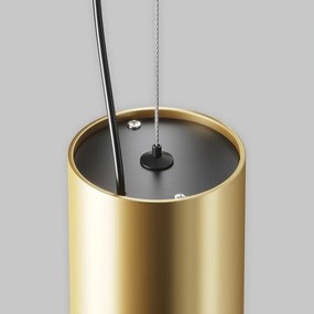 Pendul LED iluminat design tehnic Efir D-9,5cm 25W auriu