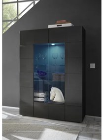 Vitrină SERIAN antracit