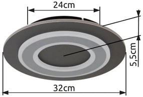 Plafoniera LED design decorativ JAYDEN D-32cm