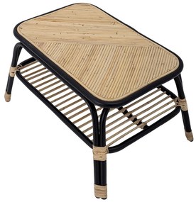 Măsuță de cafea neagră-în culoare naturală 79x54 cm Loue - Bloomingville