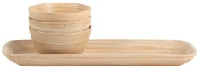 Set de servire în culoare naturală din bambus Puro – PT LIVING