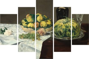 Tablou - Edouard Manet, Still Life with Melon and Peaches, reproducere (150x105 cm)