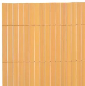 Gard pentru gradina cu 2 fete, galben, 110x500 cm 1, Galben, 110 x 500 cm