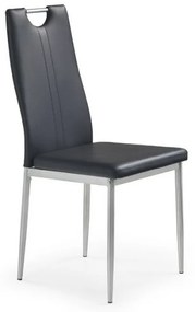 Scaun de bucaterie Coreon, negru/argintiu