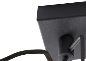 Spot inteligent negru cu 3 lumini inclusiv Wifi GU10 - Suplux