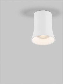 Spot aplicat design decorativ Ghips, AKU alb