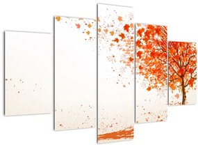 Tablou - Copac în vâmnt (150x105 cm)