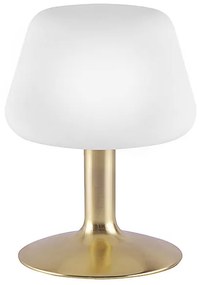 Lampă de masă din alamă cu dimmer tactil în 3 trepte, inclusiv LED - Tilly