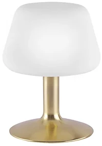 Lampă de masă din alamă cu dimmer tactil în 3 trepte, inclusiv LED - Tilly