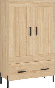 vidaXL Dulap înalt, stejar Sonoma, 69,5x31x115 cm, lemn prelucrat