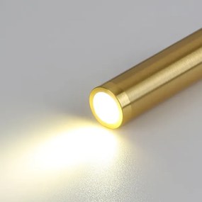 Lampă LED flexibilă de perete cu port USB Brilagi MAYA LED/3W/230V negru/auriu