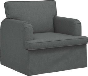 vidaXL Canapea Gri închis 84 x 80 x 85 cm țesătură