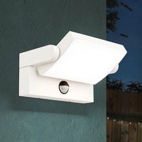 Aplica LED reglabila de exterior cu senzor de miscare IP54 GINGE alba