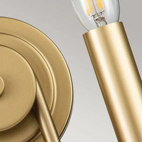 Kichler KL-CAPITOL-HILL2-PNBR - Aplică de perete CAPITOL HILL 2xE14/40W/230V, auriu