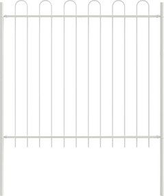 vidaXL Gard de Grădină 4 pcs Gri 6,8 x 0,6 m Oțel acoperit cu pulbere