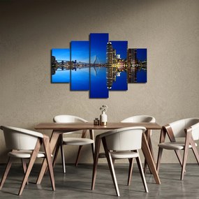 Tablou - Rotterdam nocturn (150x105 cm)