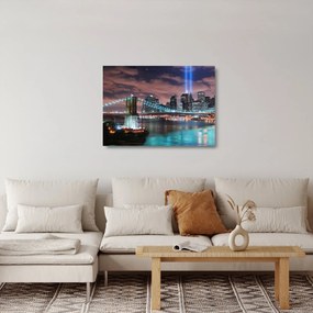 Tablou pe sticlă - New York, Manhattan (70x50 cm)