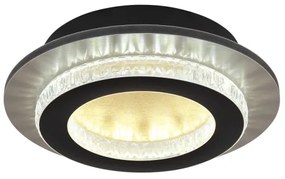 Globo 48042-12G - Plafonieră LED JAYDEN, 12W, 230V, Ø 20 cm, negru