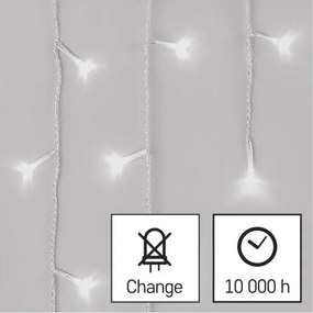 Instalație LED de Crăciun de exterior 300xLED/8 moduri 10m IP44 alb rece + multicolor