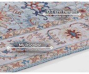 Covor Nouristan Vivana, 160 x 230 cm, albastru - bej