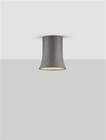 Spot aplicat design decorativ Ciment, AKU negru