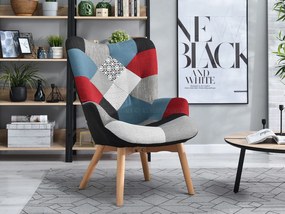 Fotoliu Nutri (patchwork + negru). 1110344