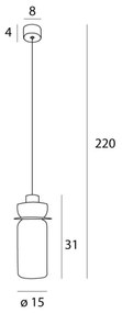 Lustra suspendata LED moderna Signature B