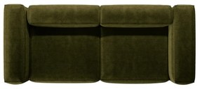 Canapea 3 locuri Bergamo velur reiat L264 cm